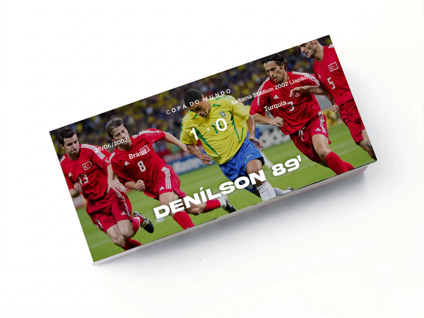 Flipbook Denílson Brasil x Turquia Copa do Mundo 2002
