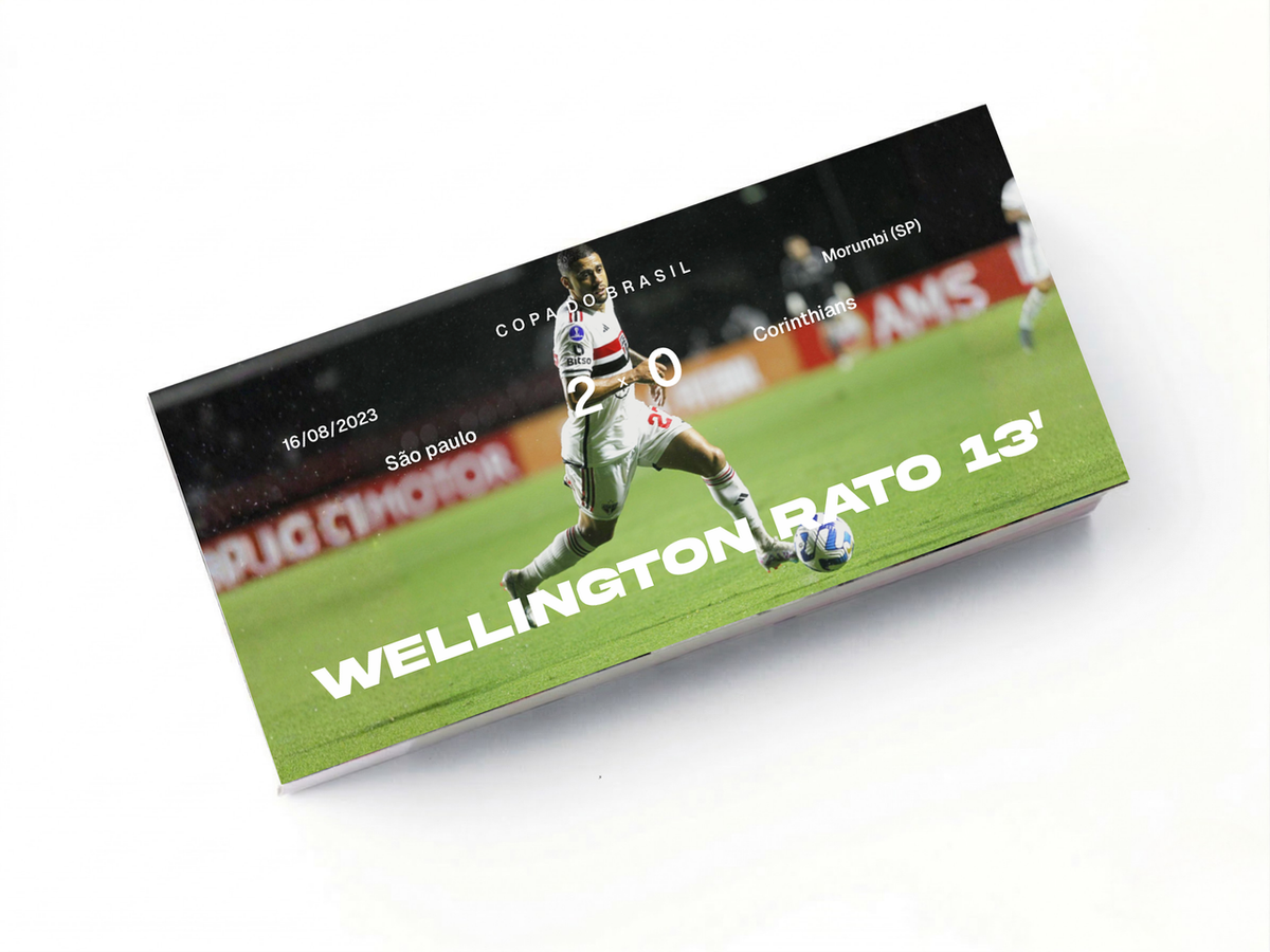 Flipbook Golaço Wellington Rato São Paulo x Corinthians Semifinal Copa do Brasil 2023