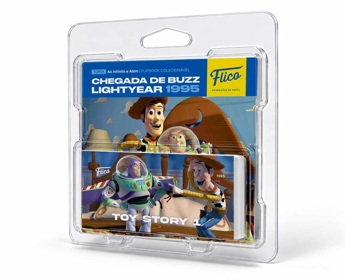 Flipbook Chegada de Buzz Lightyear Toy Story 1995